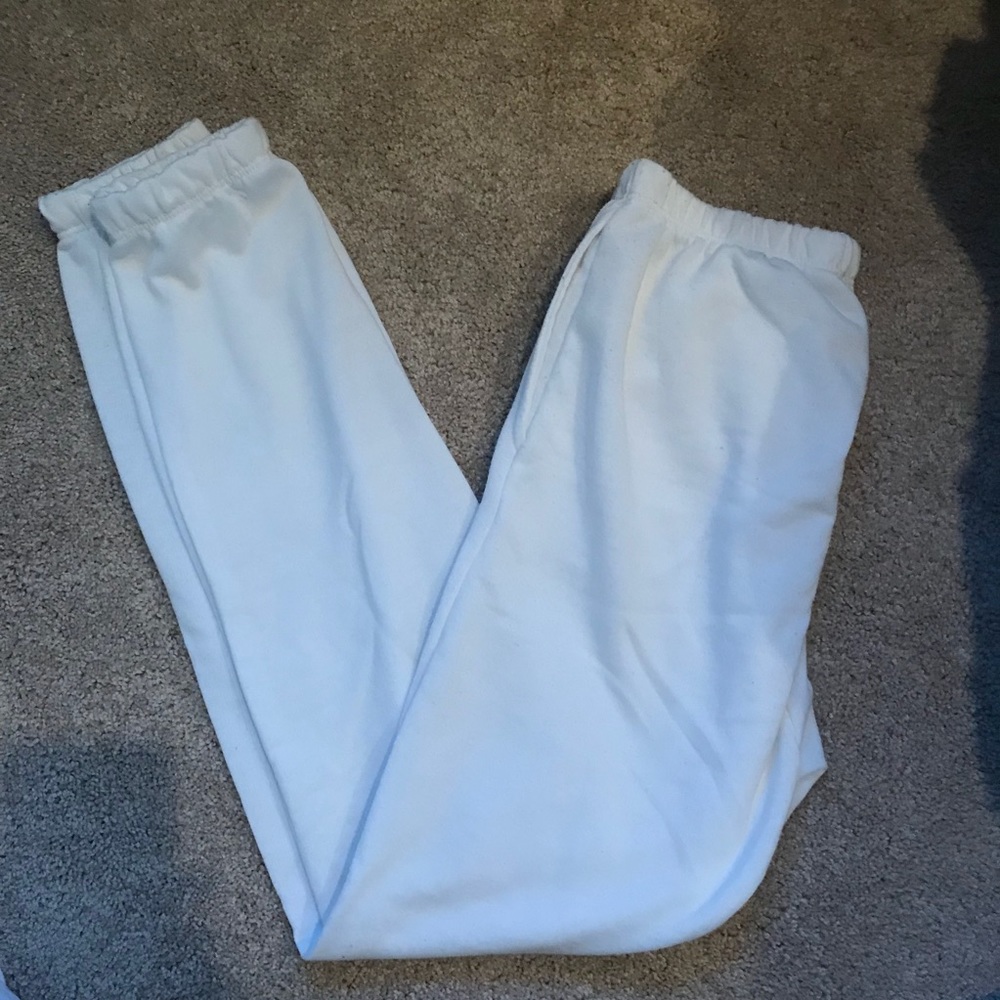 White Jogger Pants